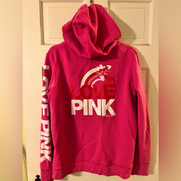 PINK Victoria's Secret Tops - Victorias Secret Pink size Large sweatshirt with hood